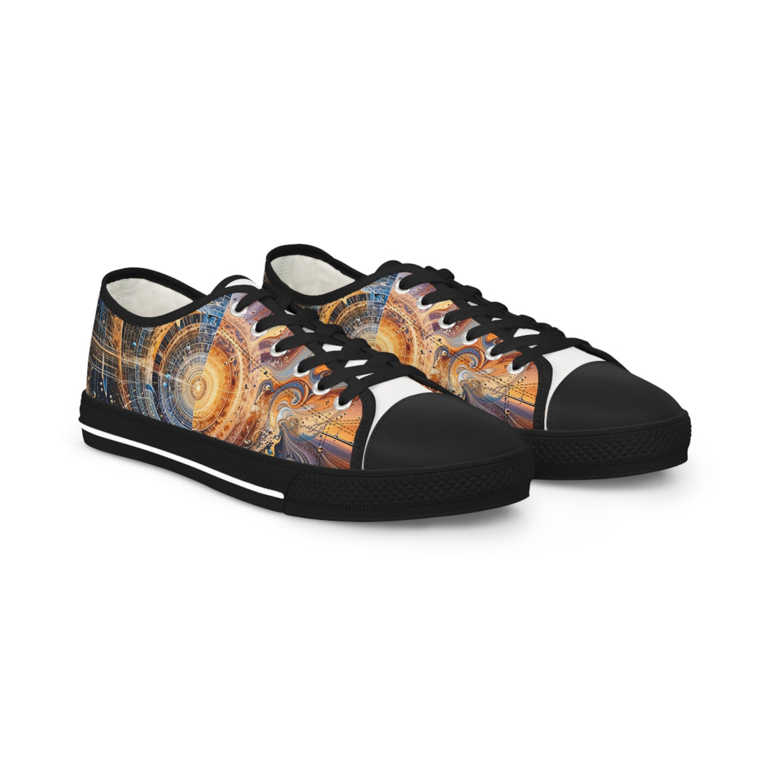 Cosmic Vortex Harmony - Men's Lowtop Sneakers - Shoes - g(0D·IO) - US 5 - Black sole -