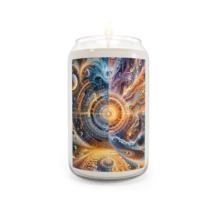 Cosmic Vortex Harmony - Scented Candle - Home Decor - g(0D·IO) - Sea Breeze - 13.75oz -