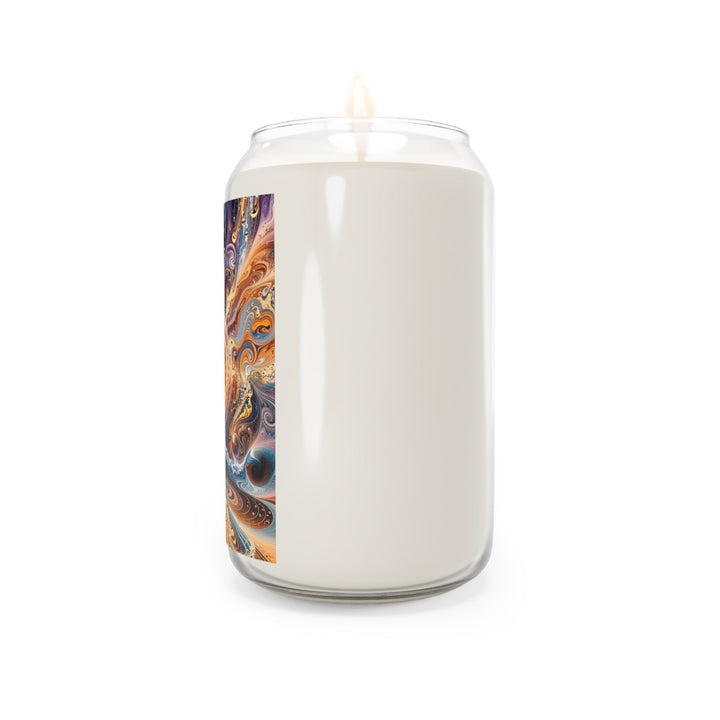 Cosmic Vortex Harmony - Scented Candle - Home Decor - g(0D·IO) - Vanilla Bean - 13.75oz -