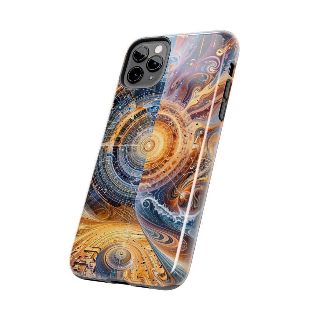 Cosmic Vortex Harmony - Tough Phone Case - Phone Case - g(0D·IO) - iPhone 13 Mini - -