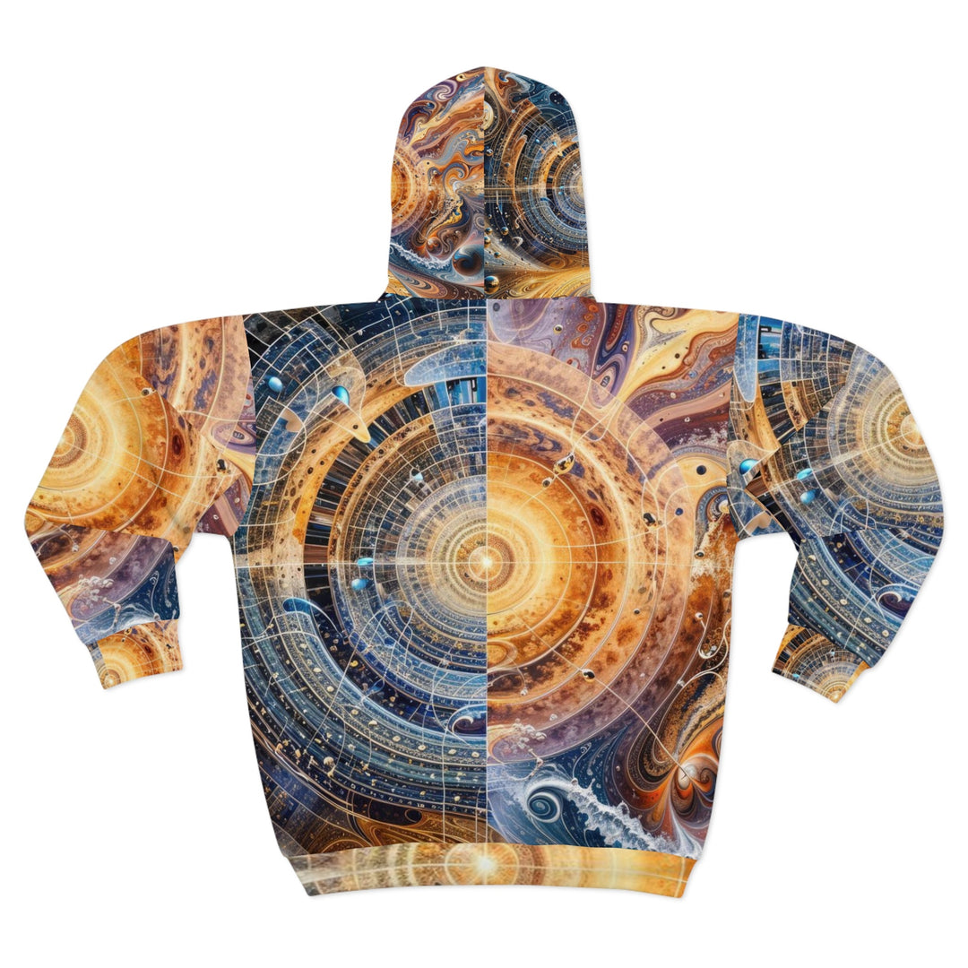 Cosmic Vortex Harmony - Unisex Zip Hoodie - All Over Prints - g(0D·IO) - XS - -