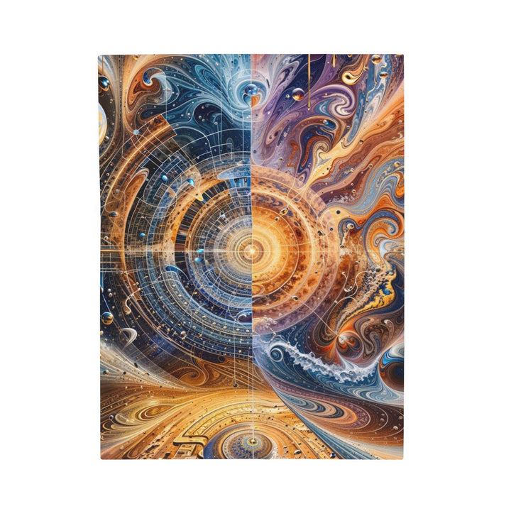 Cosmic Vortex Harmony - Velveteen Plush Blanket - All Over Prints - g(0D·IO) - 30" × 40" - -