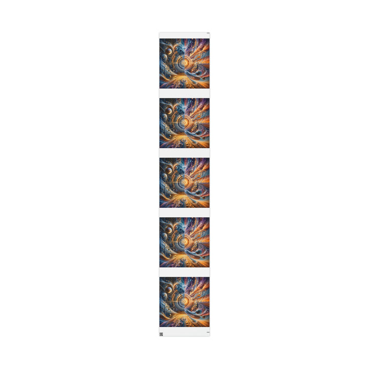 Cosmic Vortex Harmony - Wrapping Paper - Home Decor - g(0D·IO) - 30" x 180" - Matte -