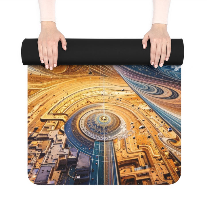 Cosmic Vortex Harmony - Yoga Mat - Home Decor - g(0D·IO) - 24” x 68” - -