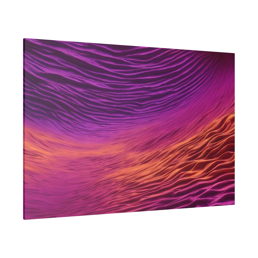 Crimson Waves Twilight - Matte Canvas - Canvas - g(0D·IO) - 32" x 32" (Square) - 0.75'' -