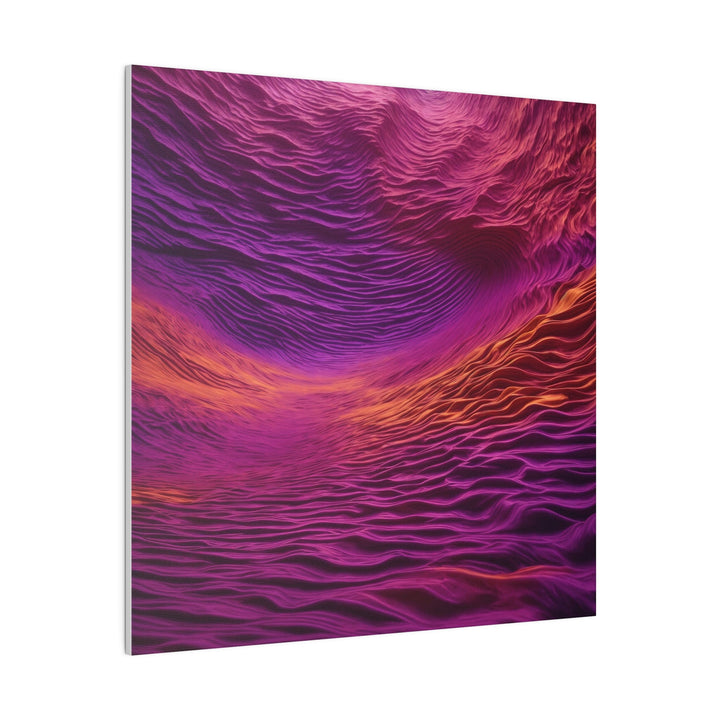 Crimson Waves Twilight - Matte Canvas - Canvas - g(0D·IO) - 32" x 32" (Square) - 0.75'' -