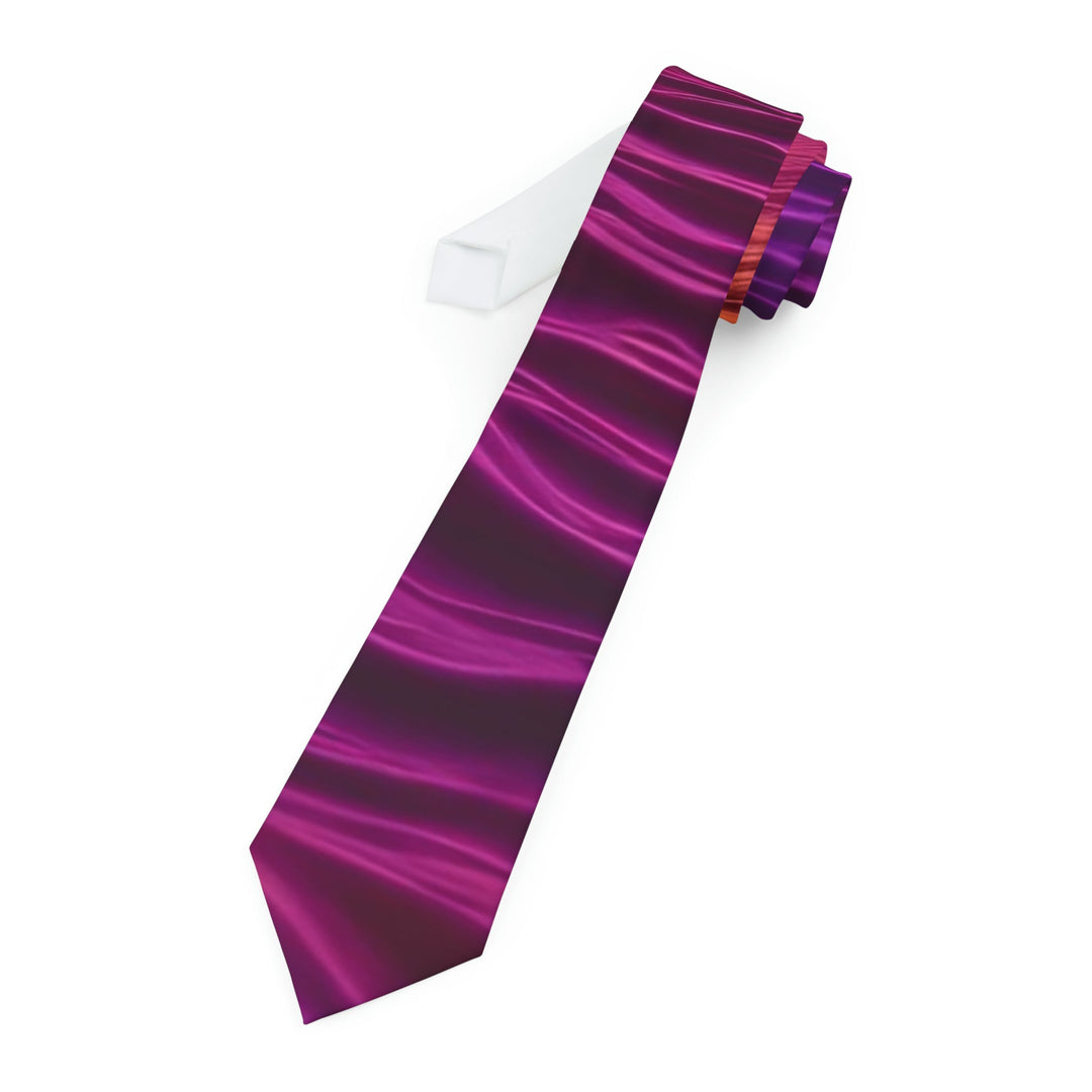 Crimson Waves Twilight - Men's Necktie - Accessories - g(0D·IO) - One Size - -