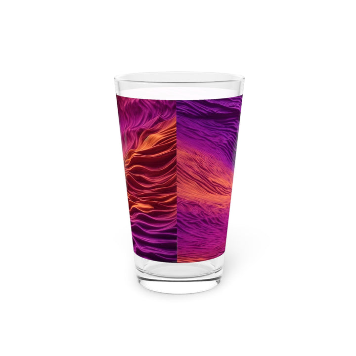 Crimson Waves Twilight - Pint Glass - Mug - g(0D·IO) - 16oz - -