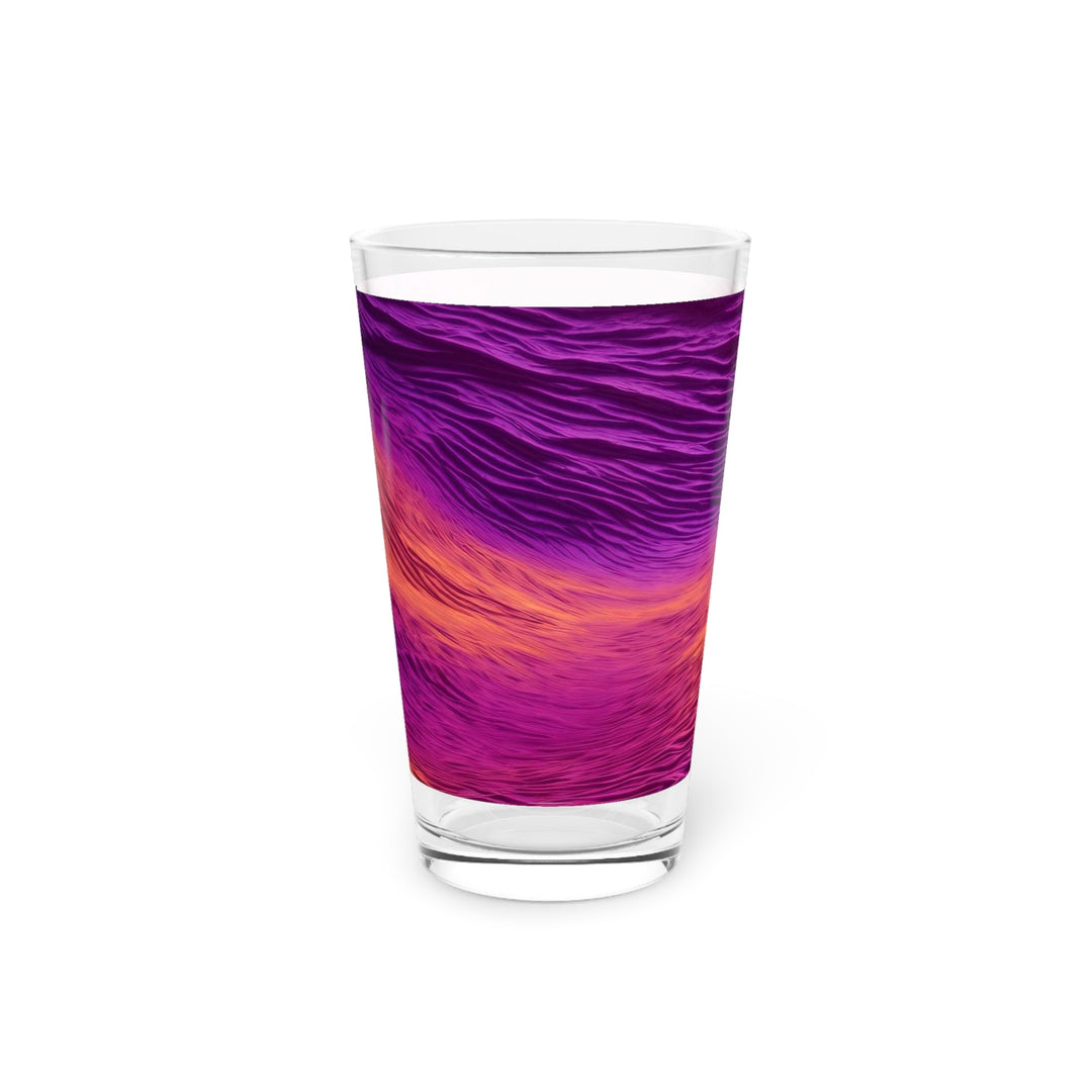 Crimson Waves Twilight - Pint Glass - Mug - g(0D·IO) - 16oz - -