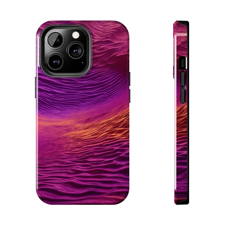 Crimson Waves Twilight - Tough Phone Case - Phone Case - g(0D·IO) - iPhone 13 Pro - -