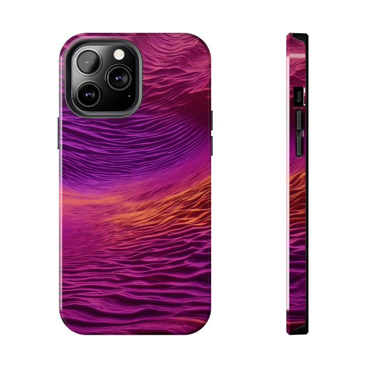 Crimson Waves Twilight - Tough Phone Case - Phone Case - g(0D·IO) - iPhone 13 Pro Max - -