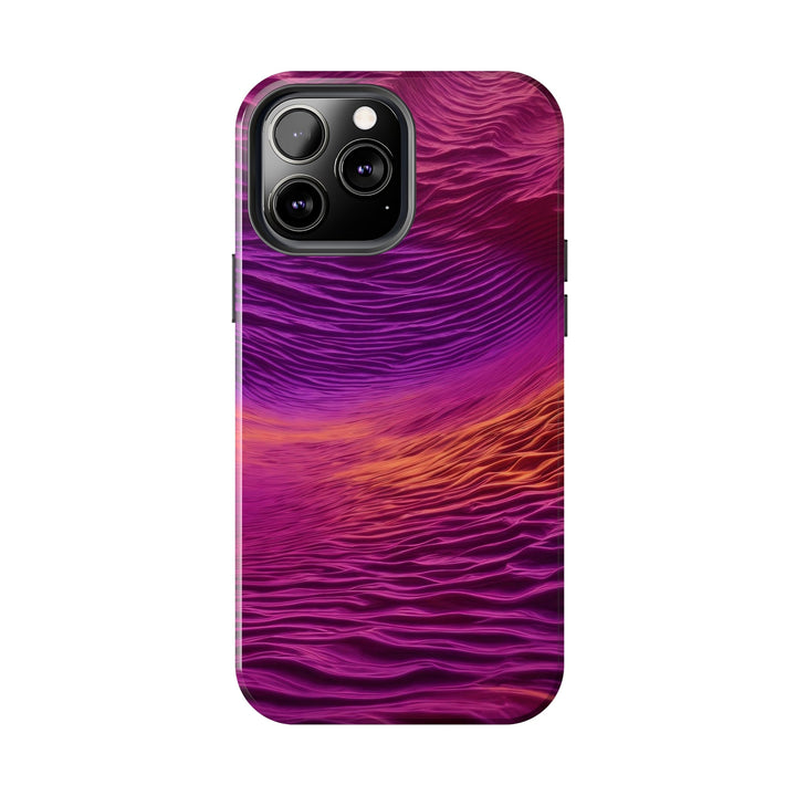 Crimson Waves Twilight - Tough Phone Case - Phone Case - g(0D·IO) - iPhone 13 Mini - -