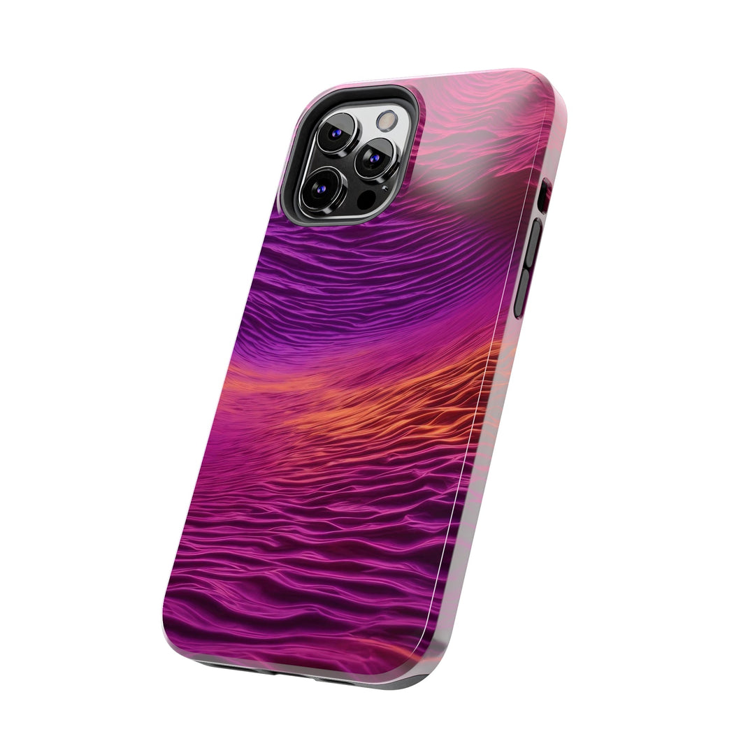 Crimson Waves Twilight - Tough Phone Case - Phone Case - g(0D·IO) - iPhone 13 Mini - -