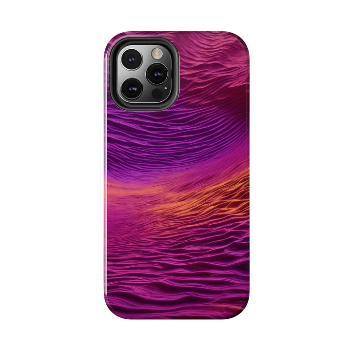 Crimson Waves Twilight - Tough Phone Case - Phone Case - g(0D·IO) - iPhone 13 Mini - -