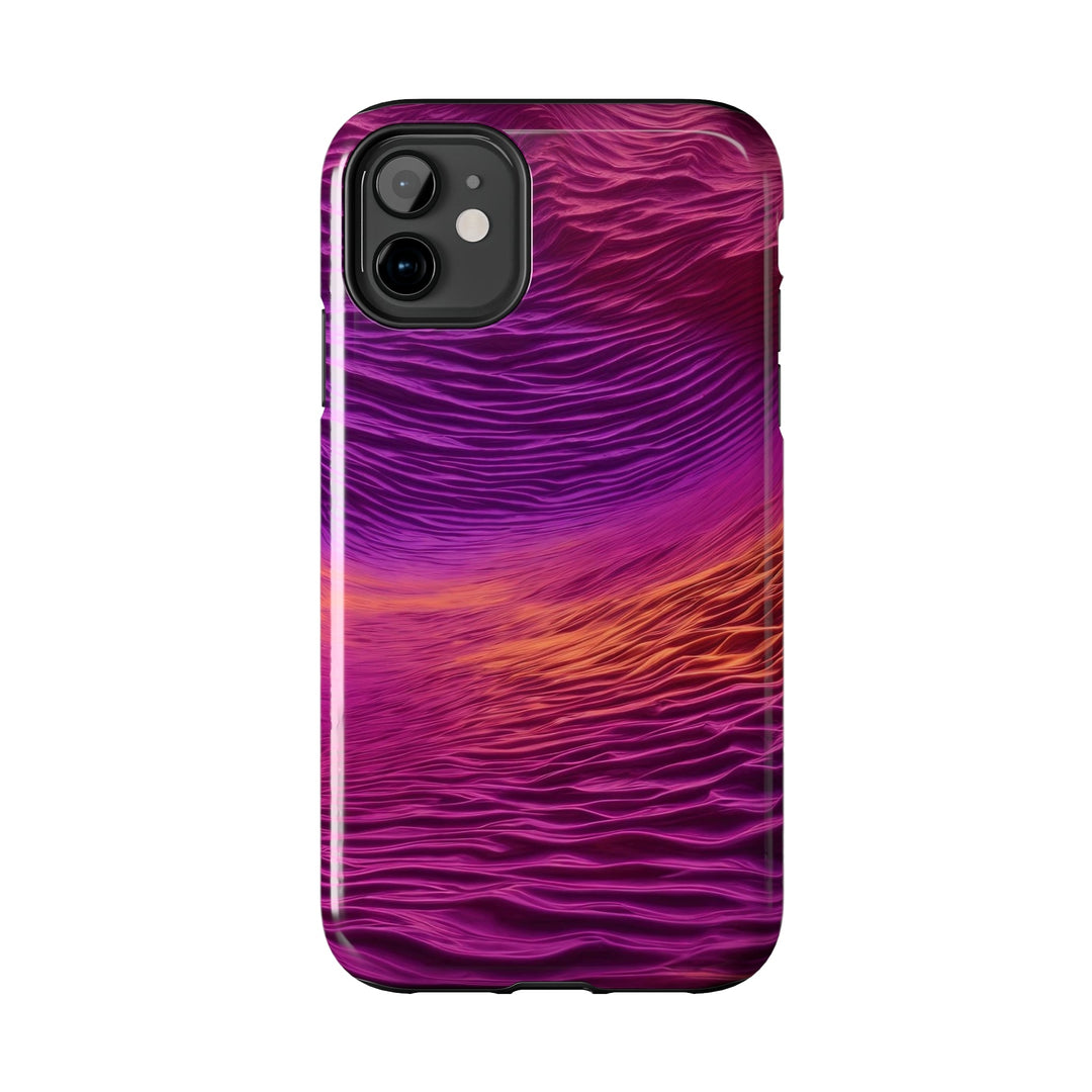 Crimson Waves Twilight - Tough Phone Case - Phone Case - g(0D·IO) - iPhone 13 Mini - -