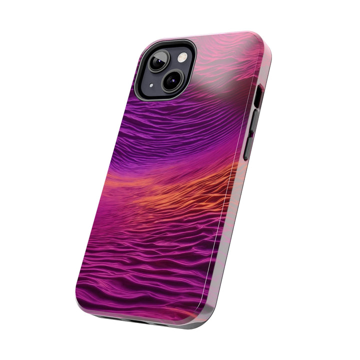 Crimson Waves Twilight - Tough Phone Case - Phone Case - g(0D·IO) - iPhone 13 Mini - -