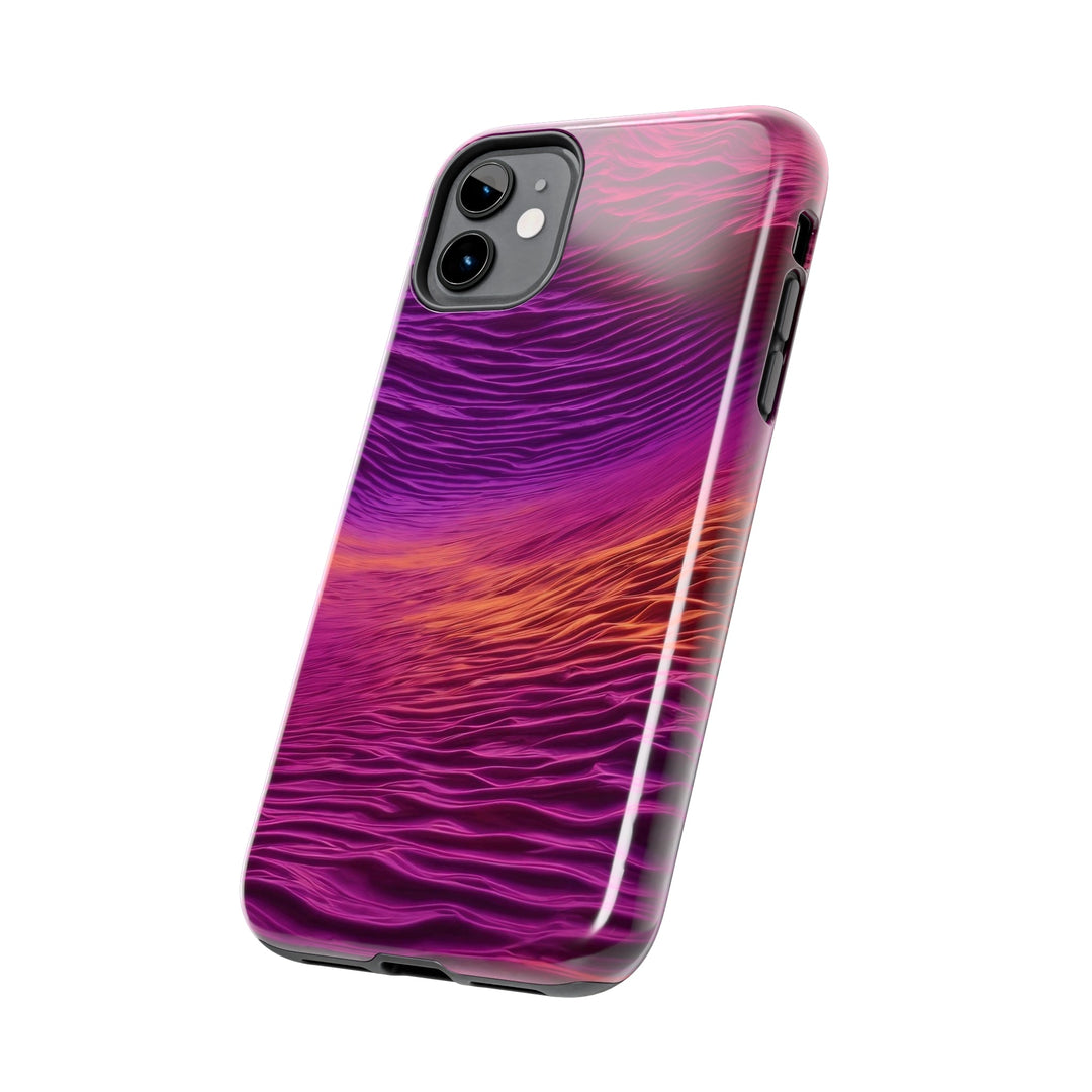 Crimson Waves Twilight - Tough Phone Case - Phone Case - g(0D·IO) - iPhone 13 Mini - -