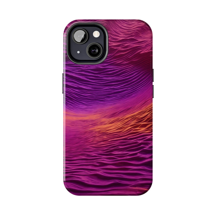 Crimson Waves Twilight - Tough Phone Case - Phone Case - g(0D·IO) - iPhone 13 Mini - -