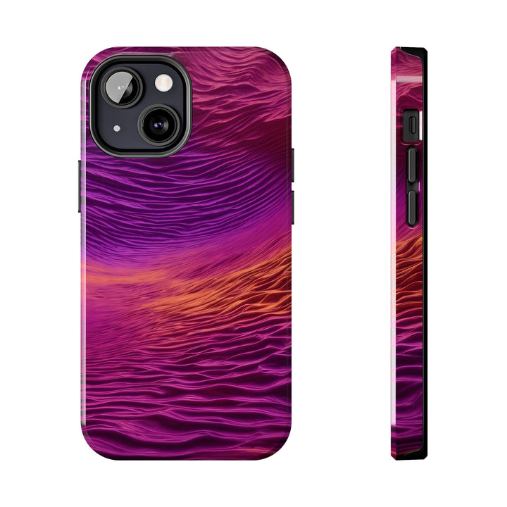 Crimson Waves Twilight - Tough Phone Case - Phone Case - g(0D·IO) - iPhone 13 Mini - -