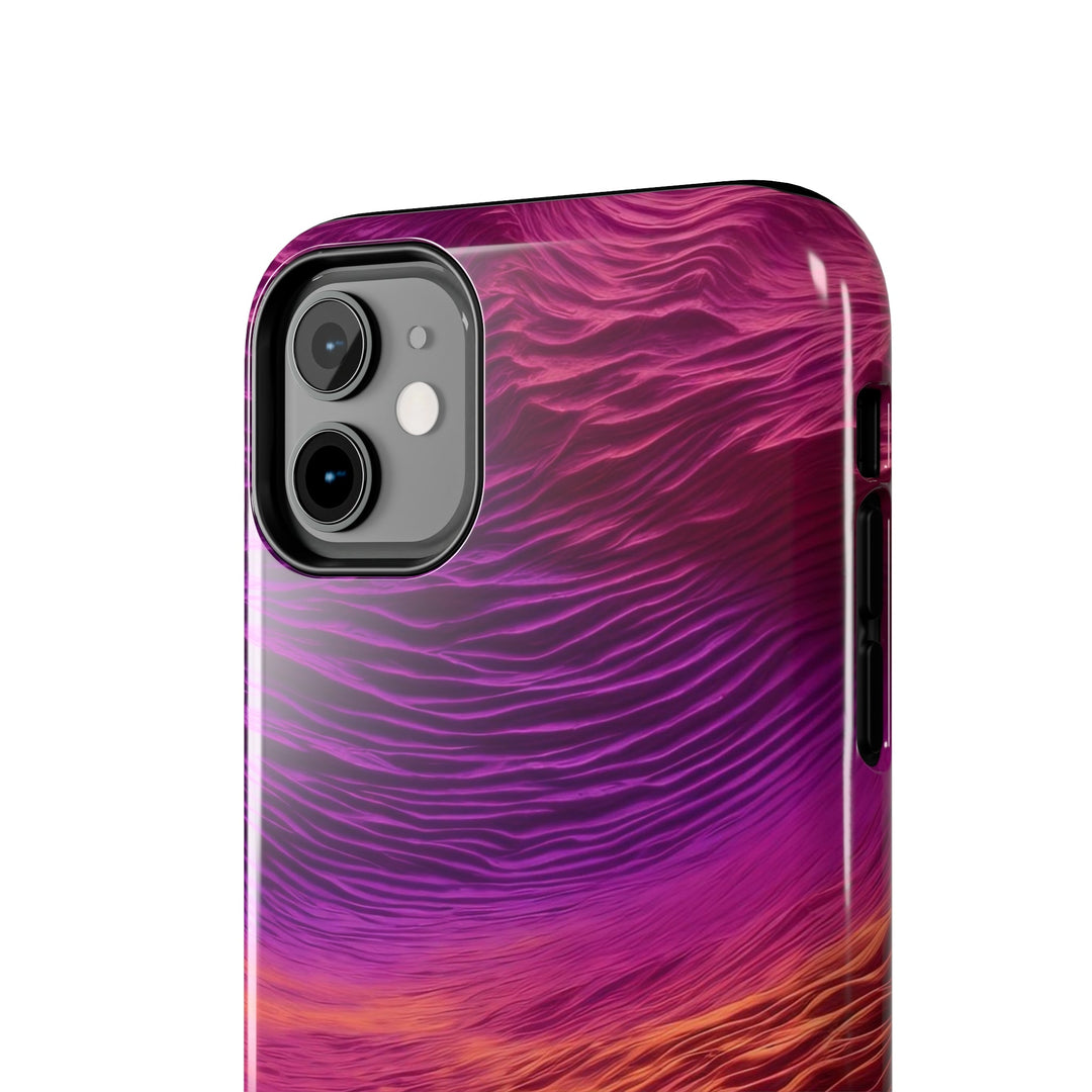 Crimson Waves Twilight - Tough Phone Case - Phone Case - g(0D·IO) - iPhone 13 Mini - -