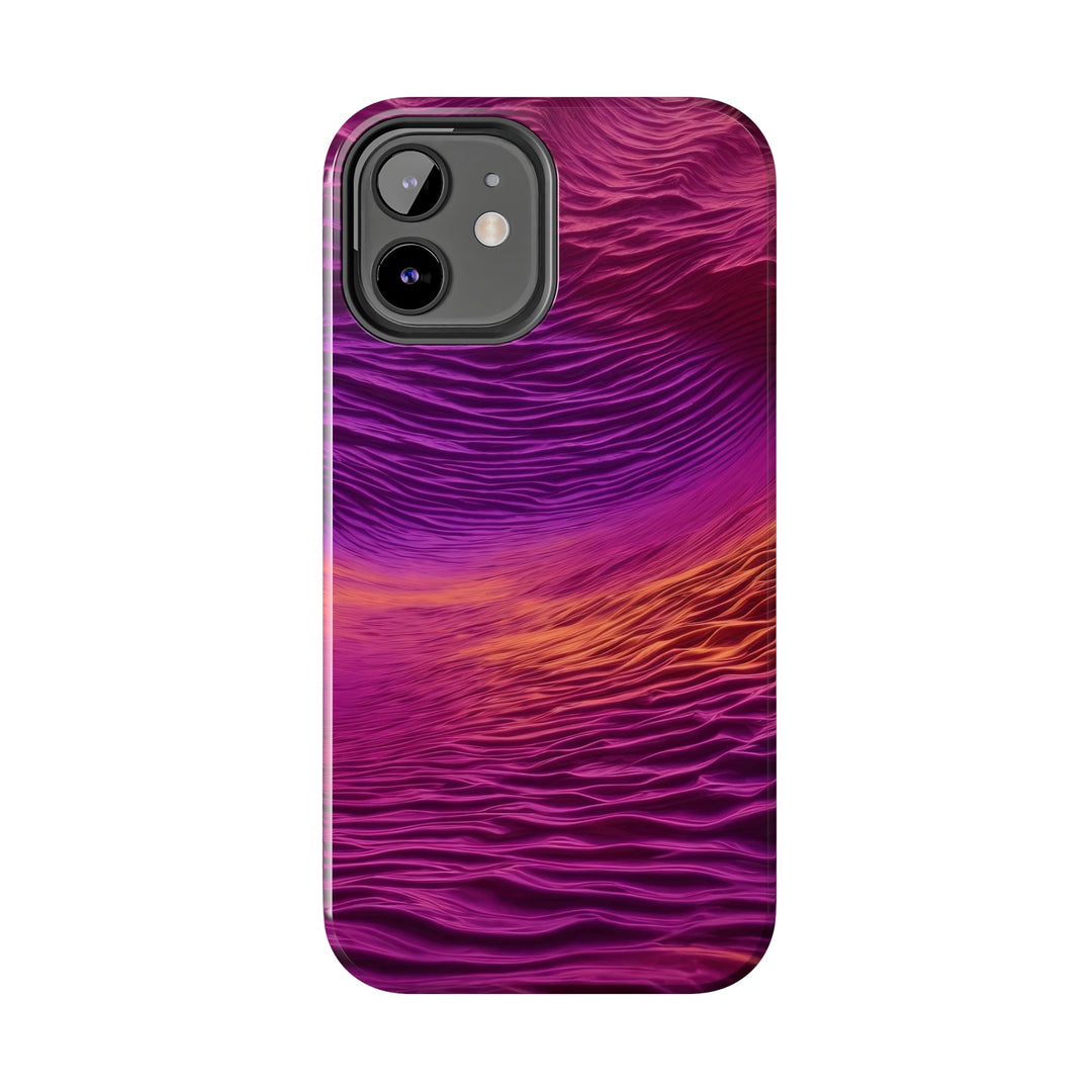 Crimson Waves Twilight - Tough Phone Case - Phone Case - g(0D·IO) - iPhone 13 Mini - -