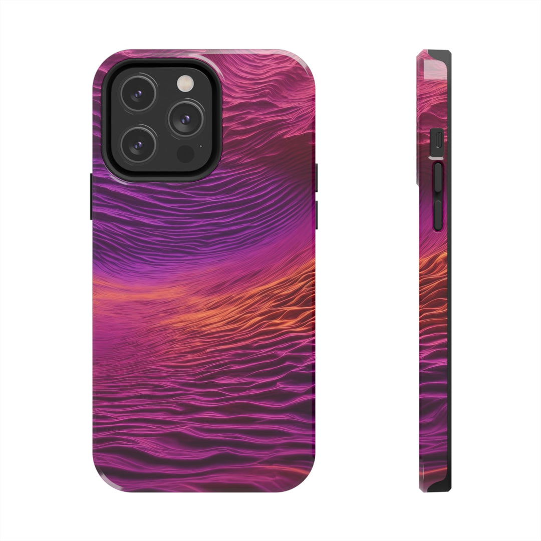 Crimson Waves Twilight - Tough Phone Case - Phone Case - g(0D·IO) - iPhone 14 Pro Max - -