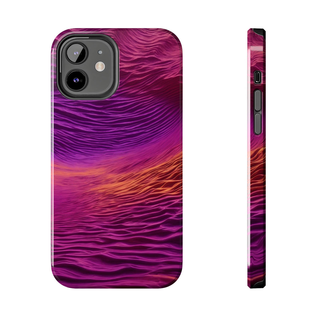 Crimson Waves Twilight - Tough Phone Case - Phone Case - g(0D·IO) - iPhone 12 - -