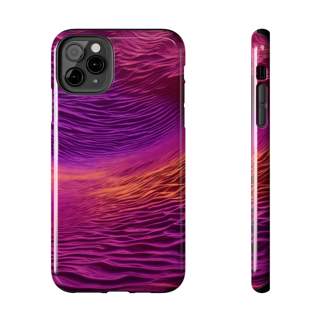 Crimson Waves Twilight - Tough Phone Case - Phone Case - g(0D·IO) - iPhone 11 Pro Max - -