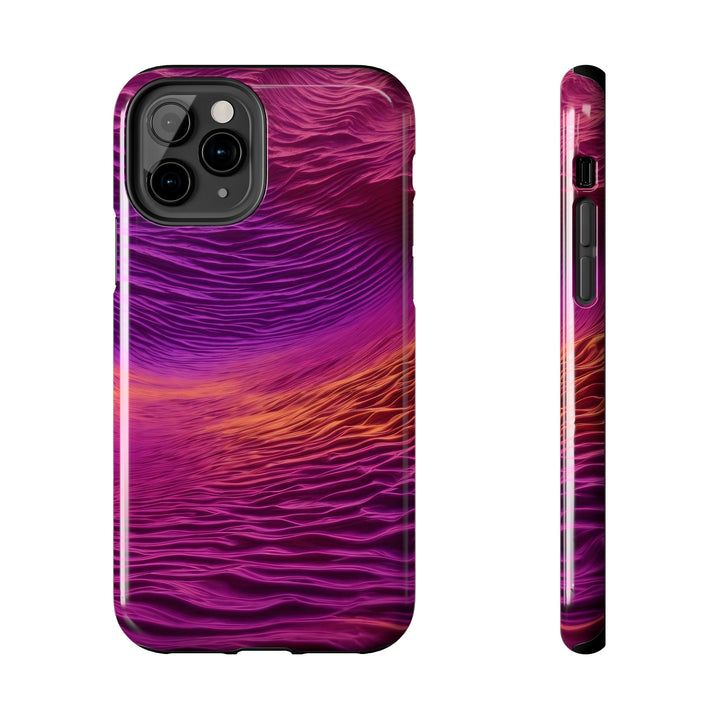 Crimson Waves Twilight - Tough Phone Case - Phone Case - g(0D·IO) - iPhone 11 Pro - -