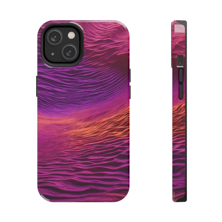 Crimson Waves Twilight - Tough Phone Case - Phone Case - g(0D·IO) - iPhone 14 - -