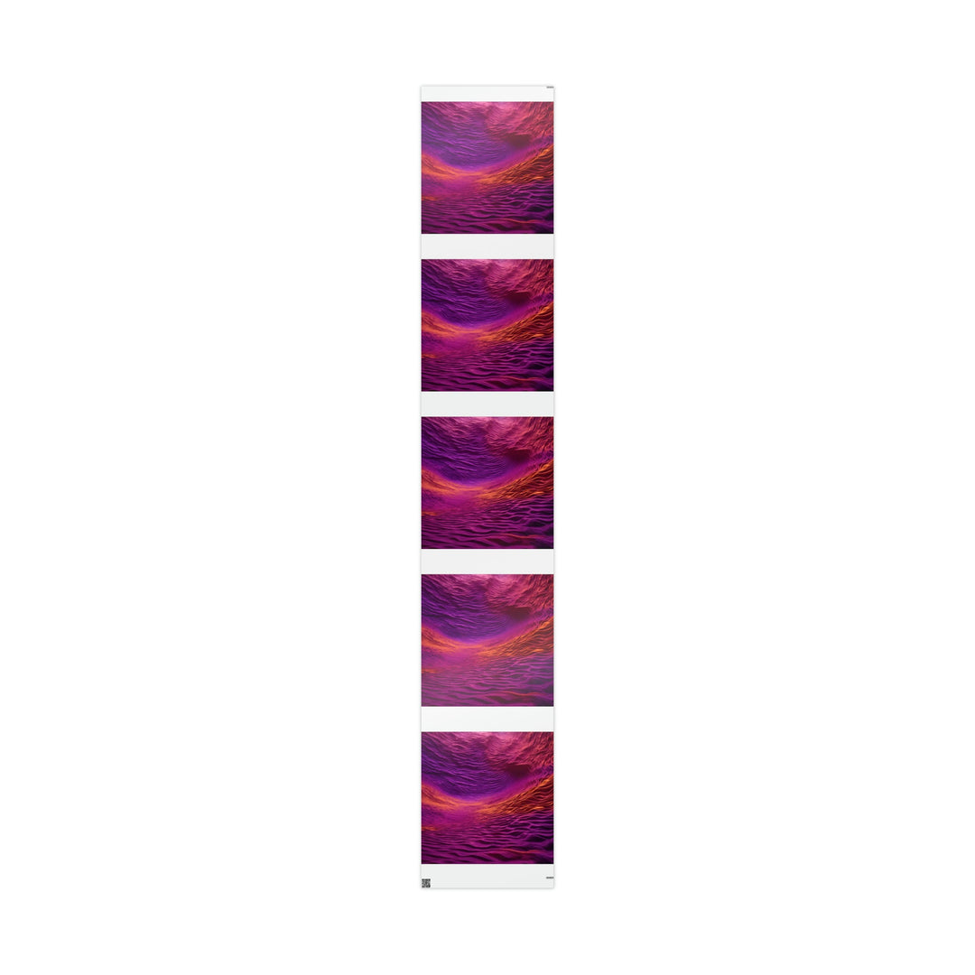 Crimson Waves Twilight - Wrapping Paper - Home Decor - g(0D·IO) - 30" x 180" - Glossy -