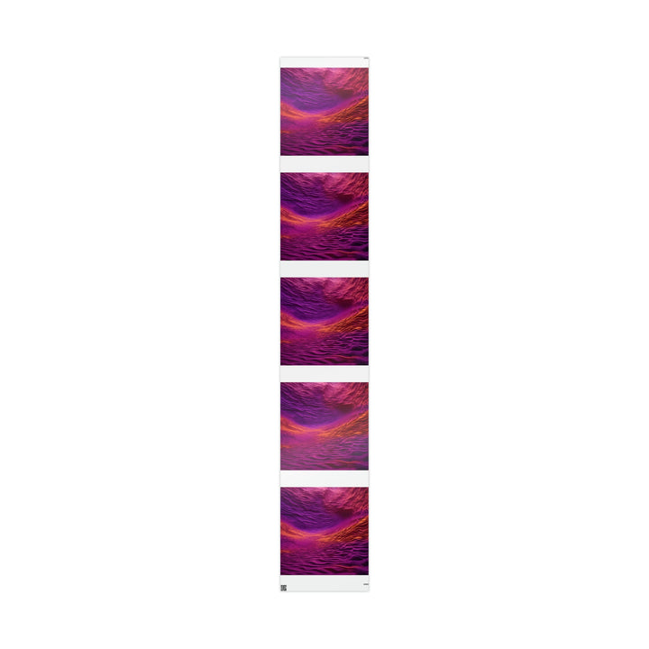 Crimson Waves Twilight - Wrapping Paper - Home Decor - g(0D·IO) - 30" x 180" - Glossy -