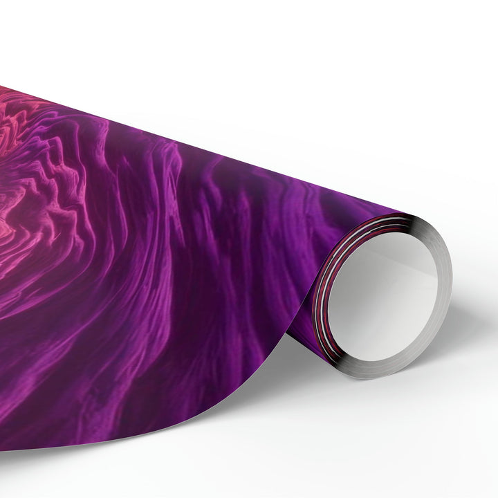 Crimson Waves Twilight - Wrapping Paper - Home Decor - g(0D·IO) - 30'' x 72'' - Matte -