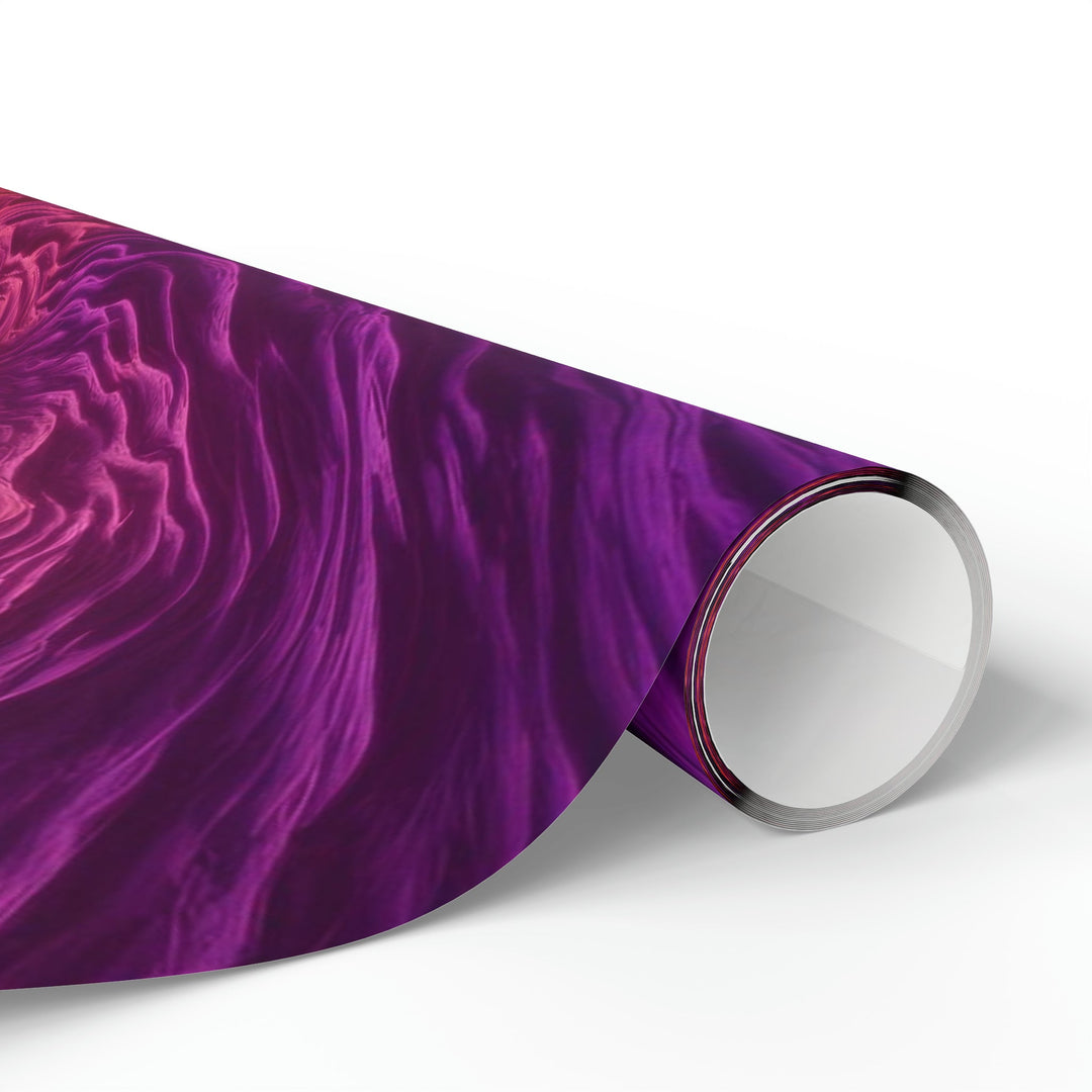 Crimson Waves Twilight - Wrapping Paper - Home Decor - g(0D·IO) - 30'' x 72'' - Matte -