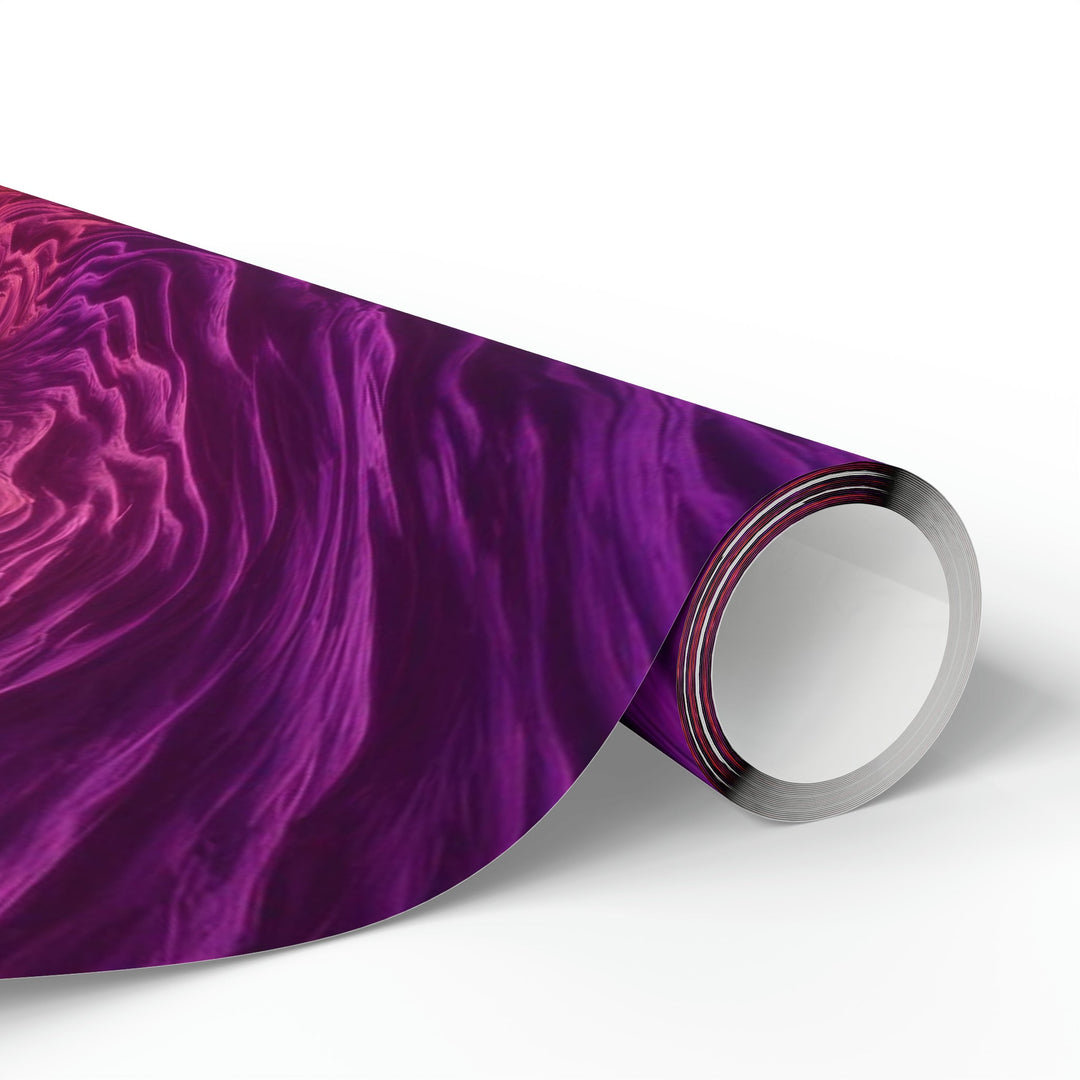 Crimson Waves Twilight - Wrapping Paper - Home Decor - g(0D·IO) - 30'' x 72'' - Matte -