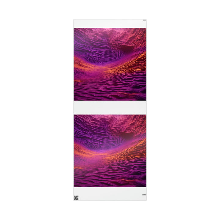 Crimson Waves Twilight - Wrapping Paper - Home Decor - g(0D·IO) - 30'' x 72'' - Glossy -
