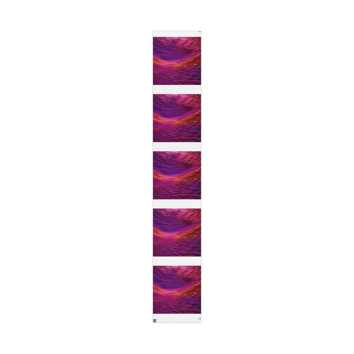 Crimson Waves Twilight - Wrapping Paper - Home Decor - g(0D·IO) - 30" x 180" - Matte -