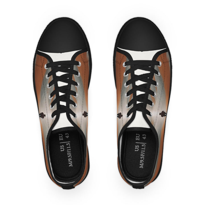 Desert Solitude Reflection - Men's Lowtop Sneakers - Shoes - g(0D·IO) - US 5 - Black sole -