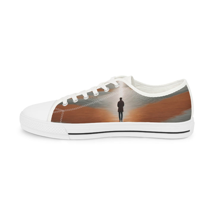 Desert Solitude Reflection - Men's Lowtop Sneakers - Shoes - g(0D·IO) - US 5 - Black sole -
