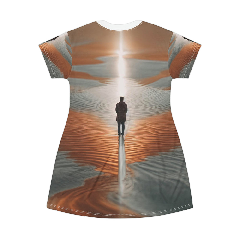 Desert Solitude Reflection - T-Shirt Dress - All Over Prints - g(0D·IO) - XS - -