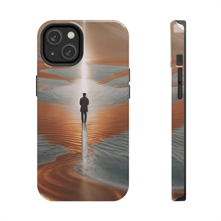 Desert Solitude Reflection - Tough Phone Case - Phone Case - g(0D·IO) - iPhone 14 - -