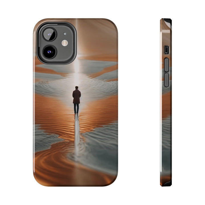 Desert Solitude Reflection - Tough Phone Case - Phone Case - g(0D·IO) - iPhone 12 - -