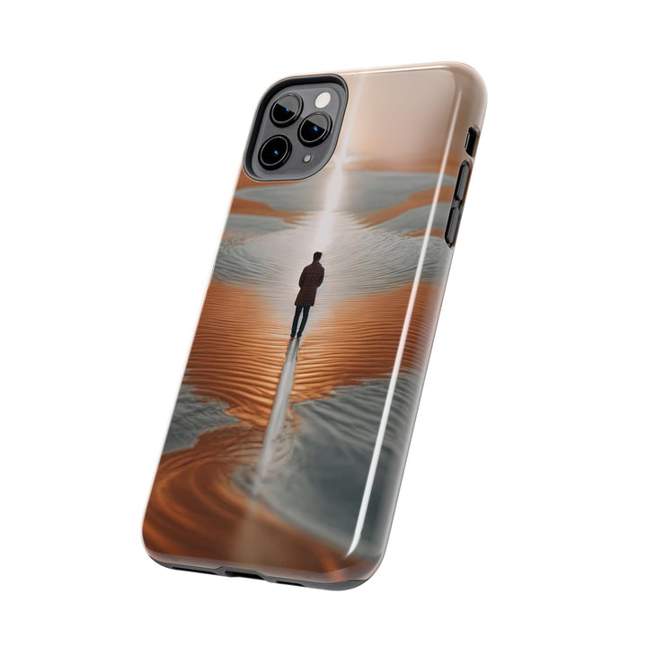 Desert Solitude Reflection - Tough Phone Case - Phone Case - g(0D·IO) - iPhone 13 Mini - -