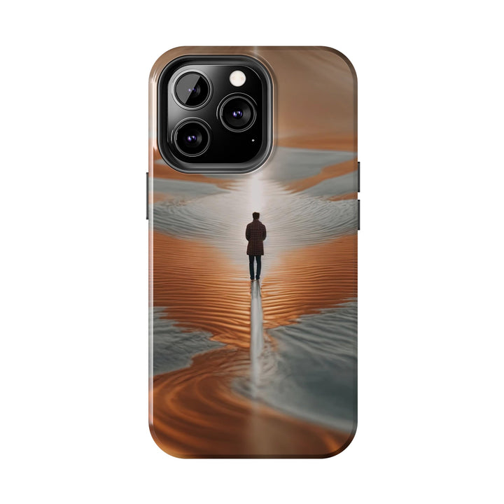 Desert Solitude Reflection - Tough Phone Case - Phone Case - g(0D·IO) - iPhone 13 Mini - -