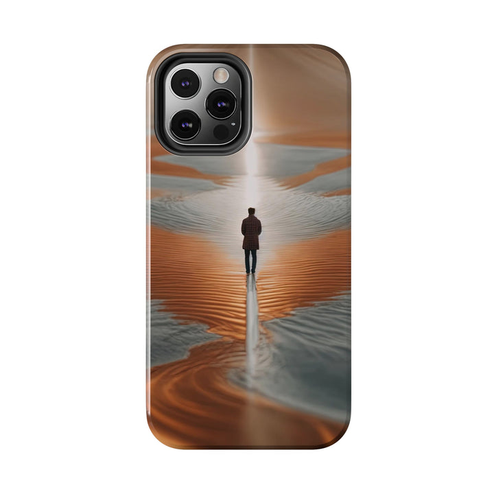 Desert Solitude Reflection - Tough Phone Case - Phone Case - g(0D·IO) - iPhone 13 Mini - -