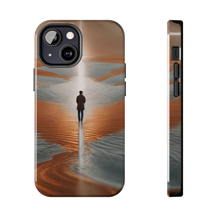 Desert Solitude Reflection - Tough Phone Case - Phone Case - g(0D·IO) - iPhone 13 Mini - -