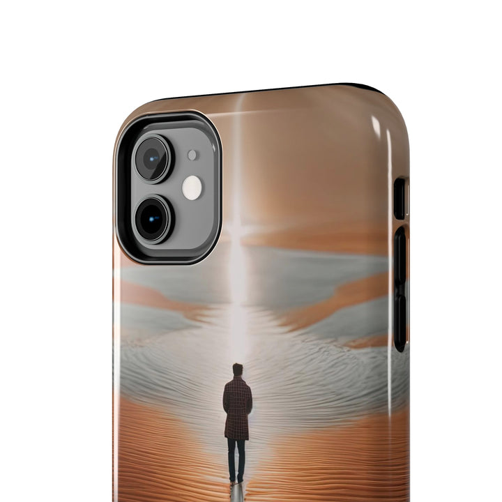 Desert Solitude Reflection - Tough Phone Case - Phone Case - g(0D·IO) - iPhone 13 Mini - -