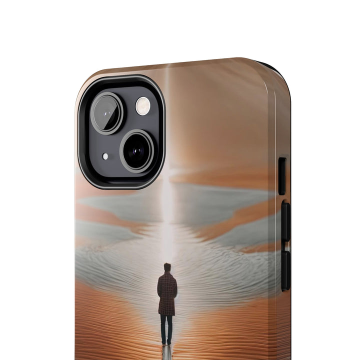 Desert Solitude Reflection - Tough Phone Case - Phone Case - g(0D·IO) - iPhone 13 Mini - -