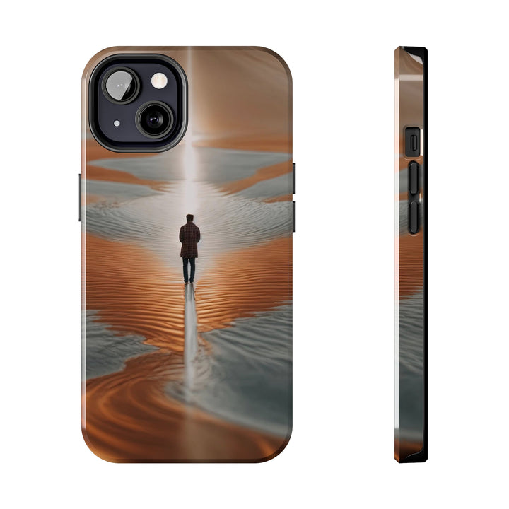 Desert Solitude Reflection - Tough Phone Case - Phone Case - g(0D·IO) - iPhone 13 - -