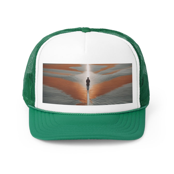 Desert Solitude Reflection - Trucker Hat - Hats - g(0D·IO) - Green - One size -